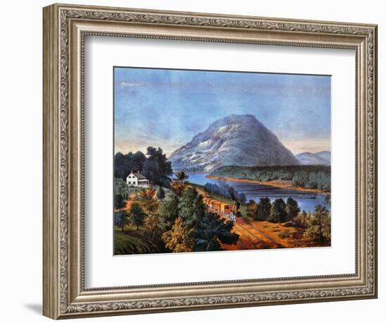 Chattanooga Railroad, 1866-Currier & Ives-Framed Giclee Print