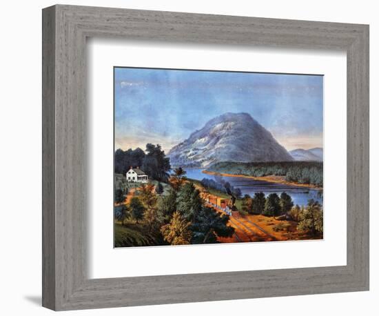 Chattanooga Railroad, 1866-Currier & Ives-Framed Giclee Print