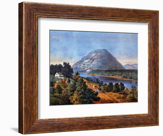 Chattanooga Railroad, 1866-Currier & Ives-Framed Giclee Print