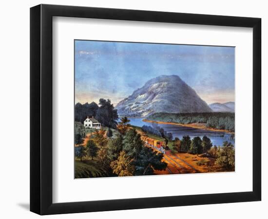 Chattanooga Railroad, 1866-Currier & Ives-Framed Giclee Print