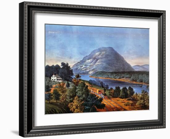 Chattanooga Railroad, 1866-Currier & Ives-Framed Giclee Print