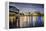 Chattanooga, Tennessee, USA Downtown across the Tennessee River.-SeanPavonePhoto-Framed Premier Image Canvas