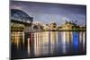 Chattanooga, Tennessee, USA Downtown across the Tennessee River.-SeanPavonePhoto-Mounted Photographic Print