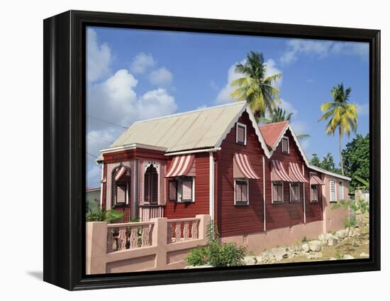 Chattel House, Speightstown, Barbados, West Indies, Caribbean, Central America-Hans Peter Merten-Framed Premier Image Canvas