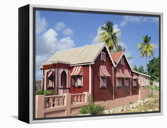 Chattel House, Speightstown, Barbados, West Indies, Caribbean, Central America-Hans Peter Merten-Framed Premier Image Canvas