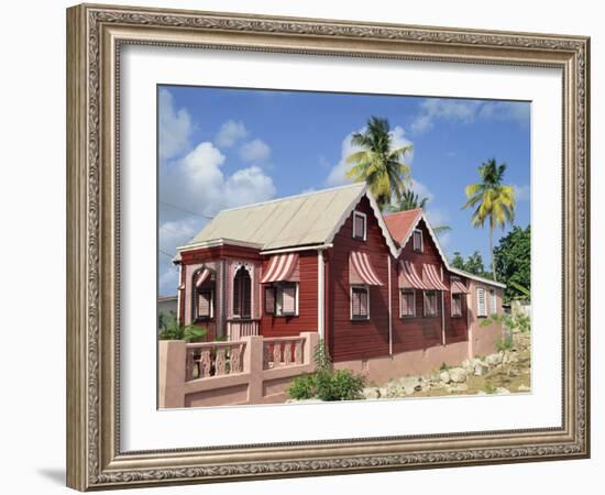 Chattel House, Speightstown, Barbados, West Indies, Caribbean, Central America-Hans Peter Merten-Framed Photographic Print