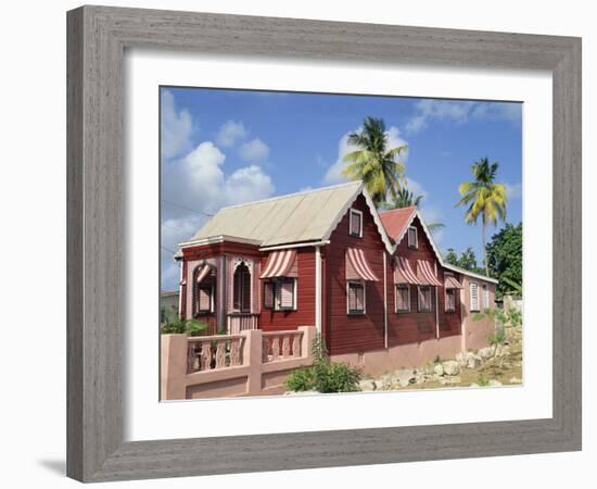 Chattel House, Speightstown, Barbados, West Indies, Caribbean, Central America-Hans Peter Merten-Framed Photographic Print