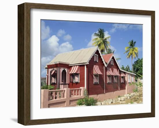 Chattel House, Speightstown, Barbados, West Indies, Caribbean, Central America-Hans Peter Merten-Framed Photographic Print