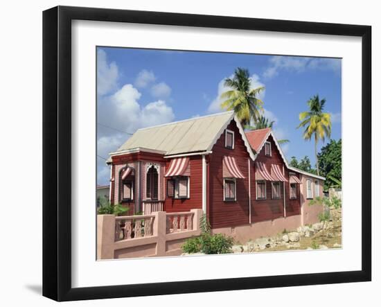 Chattel House, Speightstown, Barbados, West Indies, Caribbean, Central America-Hans Peter Merten-Framed Photographic Print