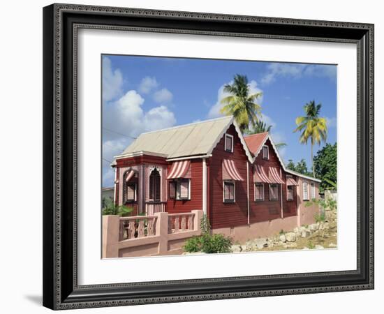 Chattel House, Speightstown, Barbados, West Indies, Caribbean, Central America-Hans Peter Merten-Framed Photographic Print