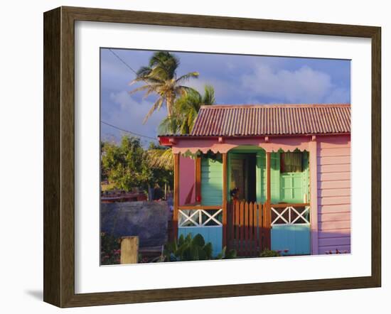 Chattel House, St. Kitts, Caribbean, West Indies-John Miller-Framed Photographic Print