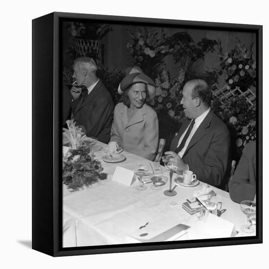 Chatting after Dinner at a Social Function at Spillers Foods, Gainsborough, Lincolnshire, 1962-Michael Walters-Framed Premier Image Canvas