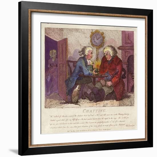 Chatting from Boswell's Hebridean Journey-Thomas Rowlandson-Framed Giclee Print