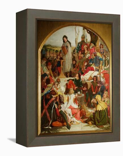 Chaucer at the Court of Edward III, 1847-1852-Ford Madox Brown-Framed Premier Image Canvas