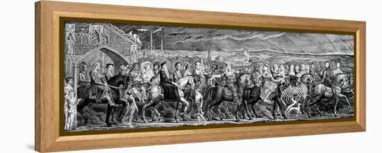 Chaucer's Canterbury Pilgrims, 1810-William Blake-Framed Premier Image Canvas