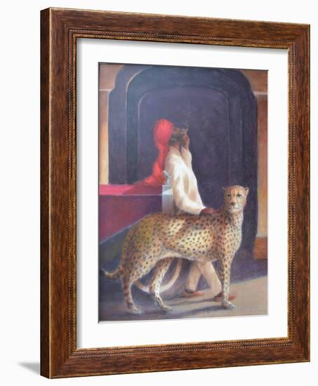 Chauffeur + Cheetah-Lincoln Seligman-Framed Giclee Print