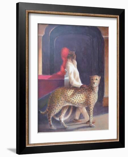 Chauffeur + Cheetah-Lincoln Seligman-Framed Giclee Print