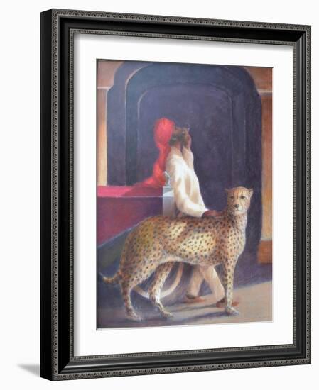 Chauffeur + Cheetah-Lincoln Seligman-Framed Giclee Print