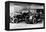 Chauffeurs with a 1906 Daimler and Renault, C1906-null-Framed Premier Image Canvas