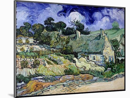 Chaumes De Cordeville in Auvers-Sur-Oise (Auvers Sur Oise) Painting by Vincent Van Gogh (1853-1890)-Vincent van Gogh-Mounted Giclee Print