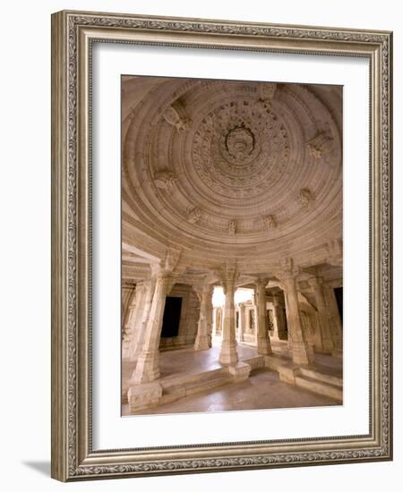 Chaumukha Temple, Ranakpur, Rajasthan, India, Asia-Ben Pipe-Framed Photographic Print