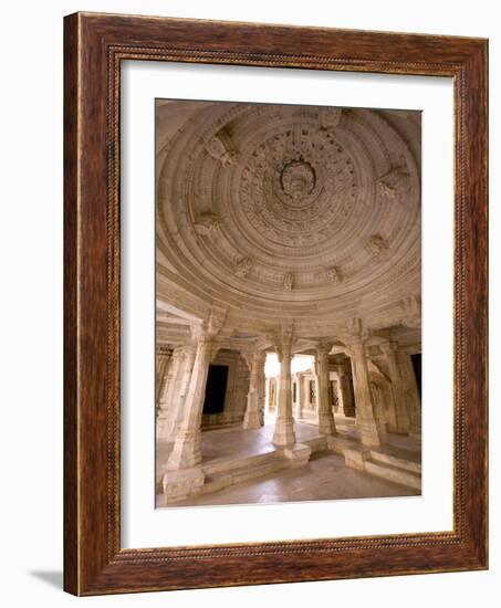 Chaumukha Temple, Ranakpur, Rajasthan, India, Asia-Ben Pipe-Framed Photographic Print