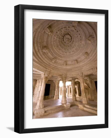 Chaumukha Temple, Ranakpur, Rajasthan, India, Asia-Ben Pipe-Framed Photographic Print