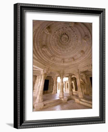 Chaumukha Temple, Ranakpur, Rajasthan, India, Asia-Ben Pipe-Framed Photographic Print