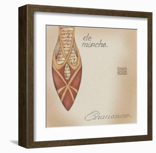 Chaussure II-E^ Serine-Framed Art Print