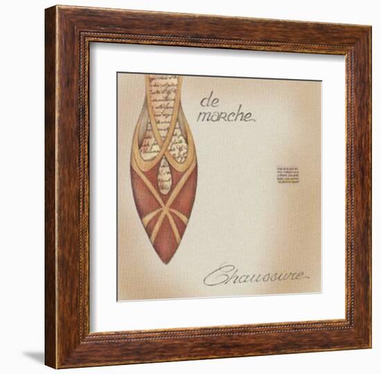 Chaussure II-E^ Serine-Framed Art Print