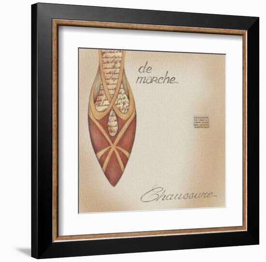 Chaussure II-E^ Serine-Framed Art Print