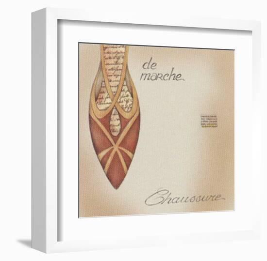 Chaussure II-E^ Serine-Framed Art Print