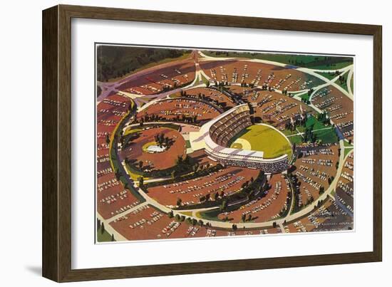 Chavez Ravine, Los Angeles, California-null-Framed Premium Giclee Print