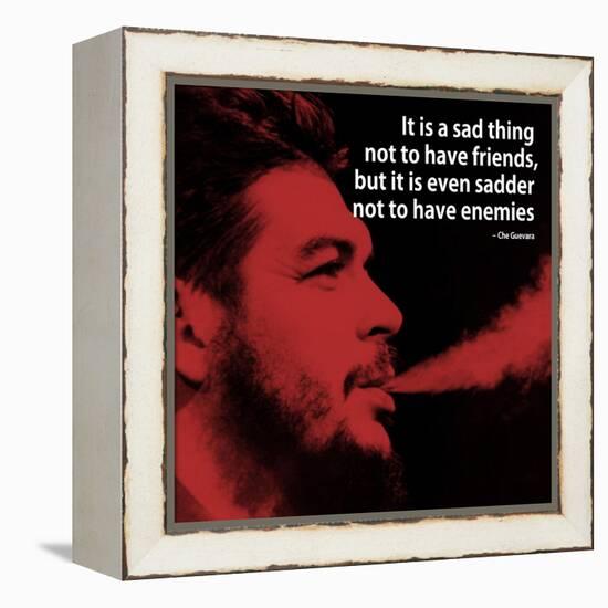 Che Guevara Quote iNspire 2 Motivational Plastic Sign-null-Framed Stretched Canvas