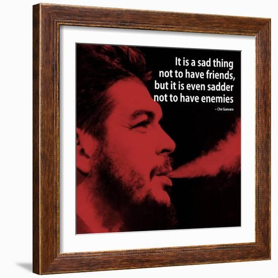 Che Guevara Quote iNspire 2 Motivational Plastic Sign-null-Framed Art Print