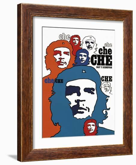 Che, Hoy y Siempre-The Vintage Collection-Framed Giclee Print