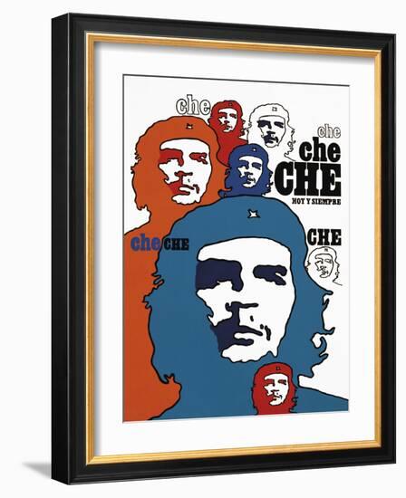 Che, Hoy y Siempre-The Vintage Collection-Framed Giclee Print