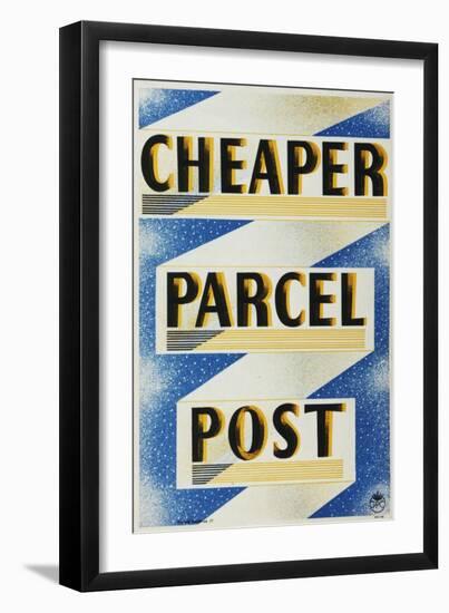 Cheaper Parcel Post-Barnett Freedman-Framed Art Print