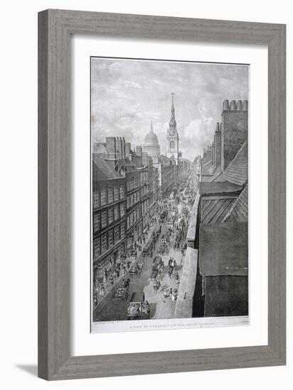 Cheapside, London, 1823-Thomas Mann Baynes-Framed Giclee Print