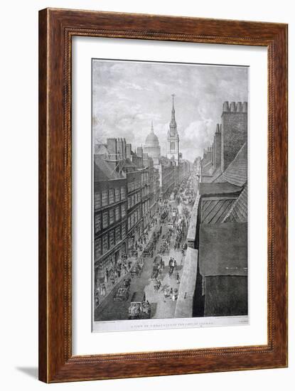 Cheapside, London, 1823-Thomas Mann Baynes-Framed Giclee Print