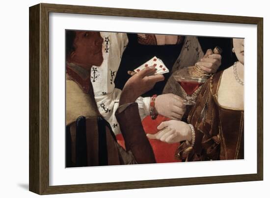 Cheat with the Ace of Diamonds, c.1635-Georges de La Tour-Framed Giclee Print