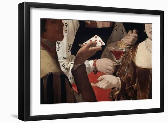 Cheat with the Ace of Diamonds, c.1635-Georges de La Tour-Framed Giclee Print