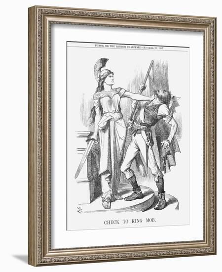 Check to King Mob, 1867-John Tenniel-Framed Giclee Print