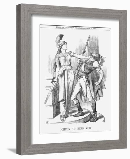 Check to King Mob, 1867-John Tenniel-Framed Giclee Print