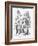 Check to King Mob, 1867-John Tenniel-Framed Giclee Print