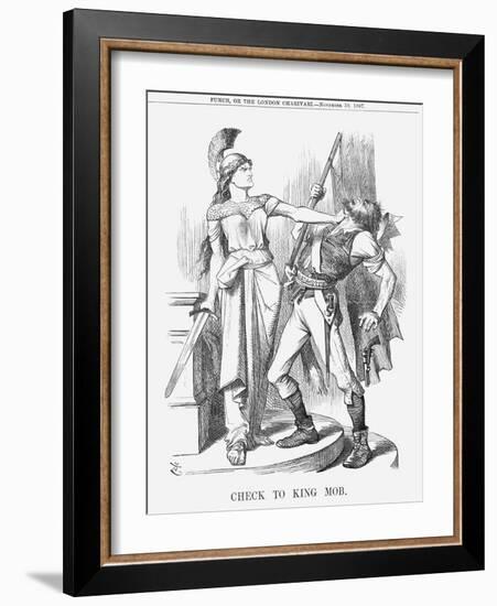 Check to King Mob, 1867-John Tenniel-Framed Giclee Print