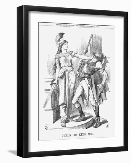 Check to King Mob, 1867-John Tenniel-Framed Giclee Print