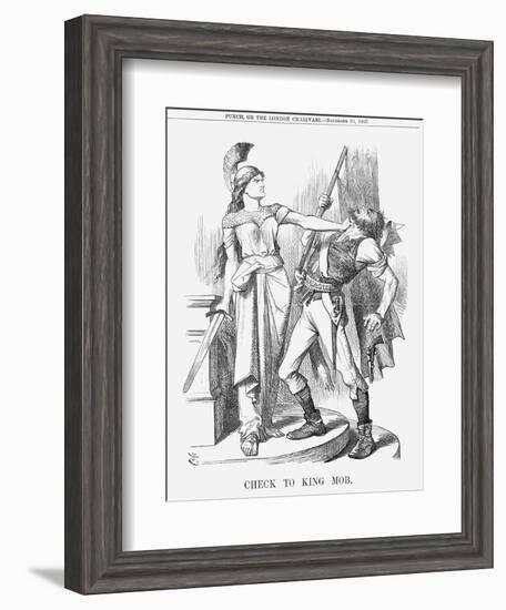 Check to King Mob, 1867-John Tenniel-Framed Giclee Print