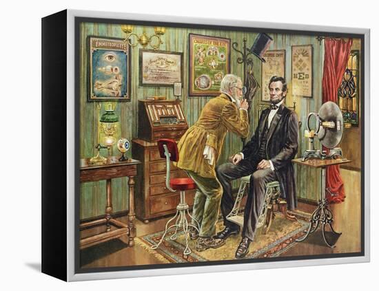 Check Up-Lee Dubin-Framed Premier Image Canvas