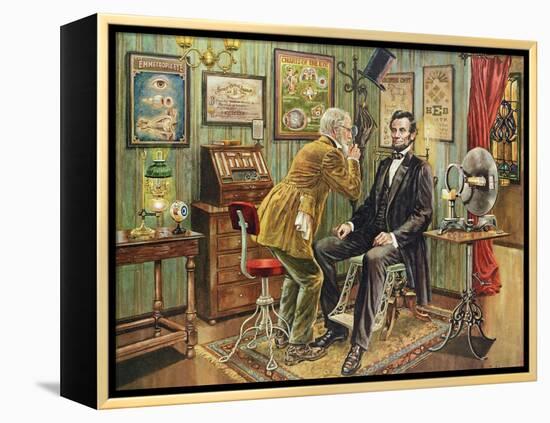 Check Up-Lee Dubin-Framed Premier Image Canvas